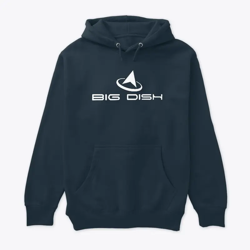 Premium Big Dish Big Hoodie: 100% Cotton